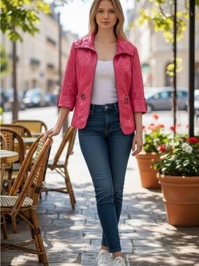 Berek Women's Vibrant Croc-Embossed Jacket